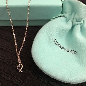 Authentic Tiffany and Co small heart necklace